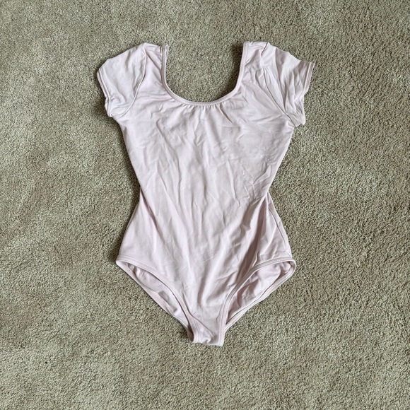 Kids Light Pink Dance Leotard - Picture 1 of 7